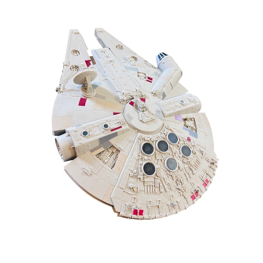 Star Wars Millennium Falcon Toy Spacecraft Gray Good Incomplete Vehicle